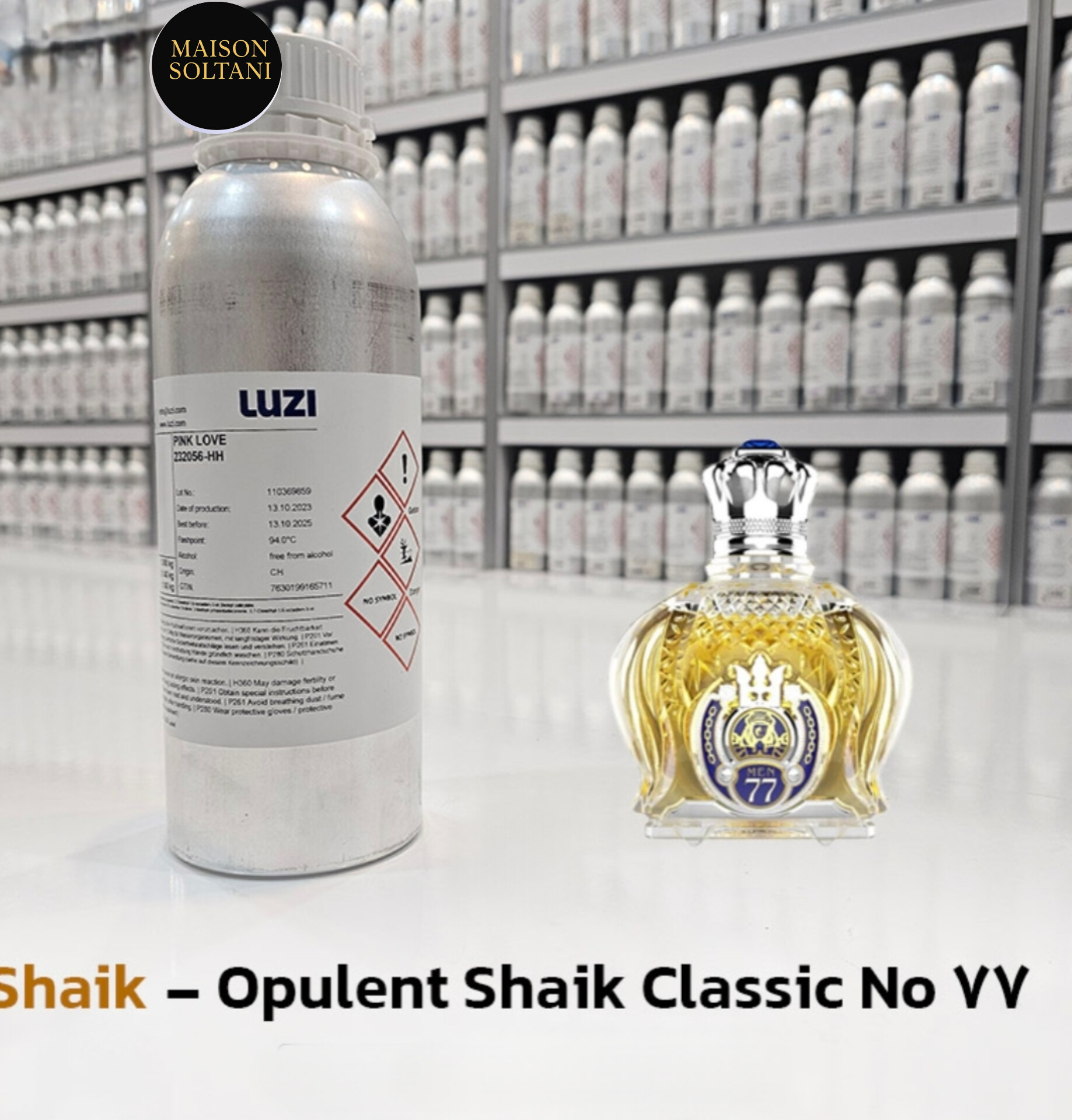 عطر شیخ ۷۷ (شیخ طلایی)100 میل شرکت لوزی