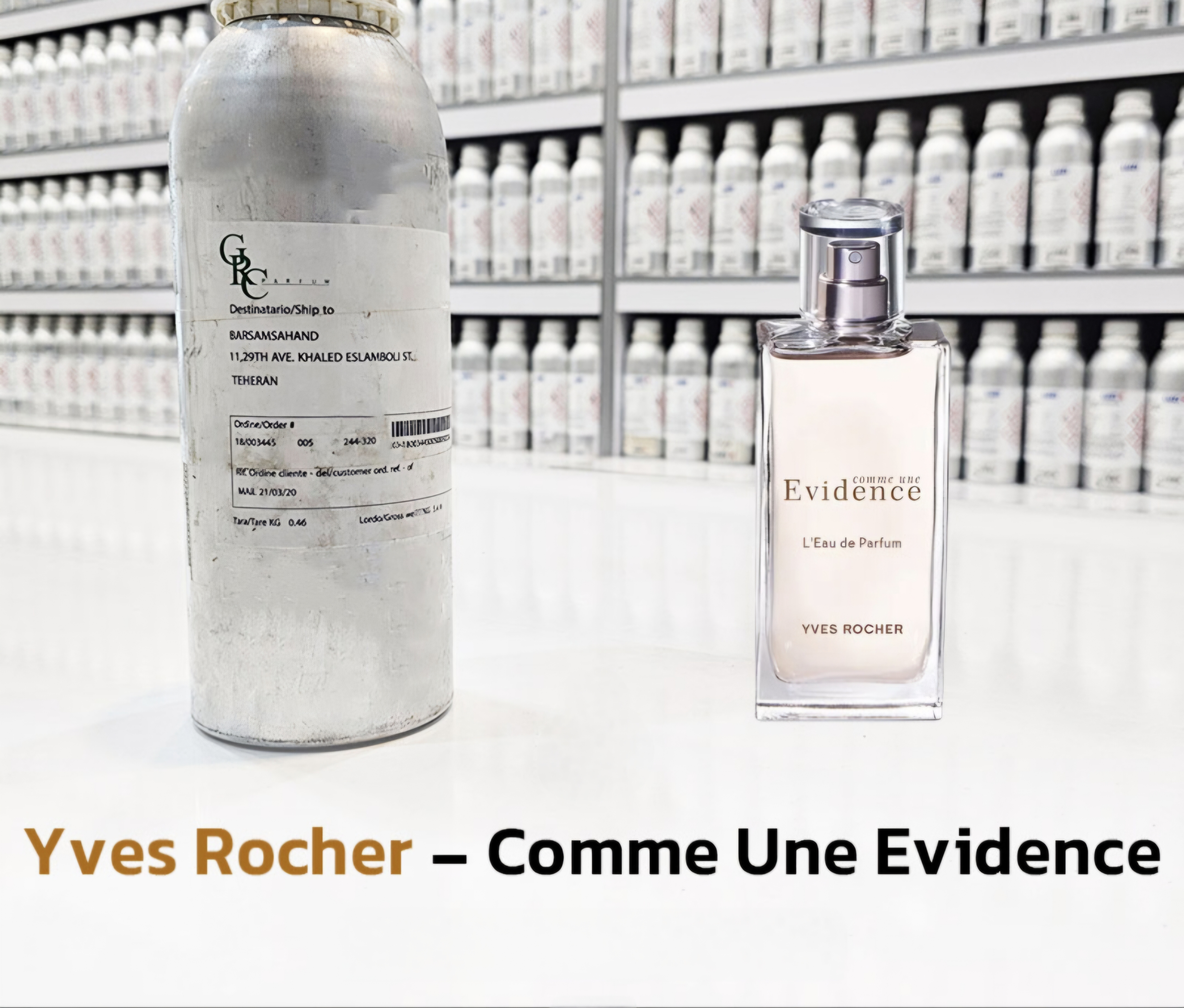عطر کام اون اویدنس  ایو روشه _ شرکت جی آر سی